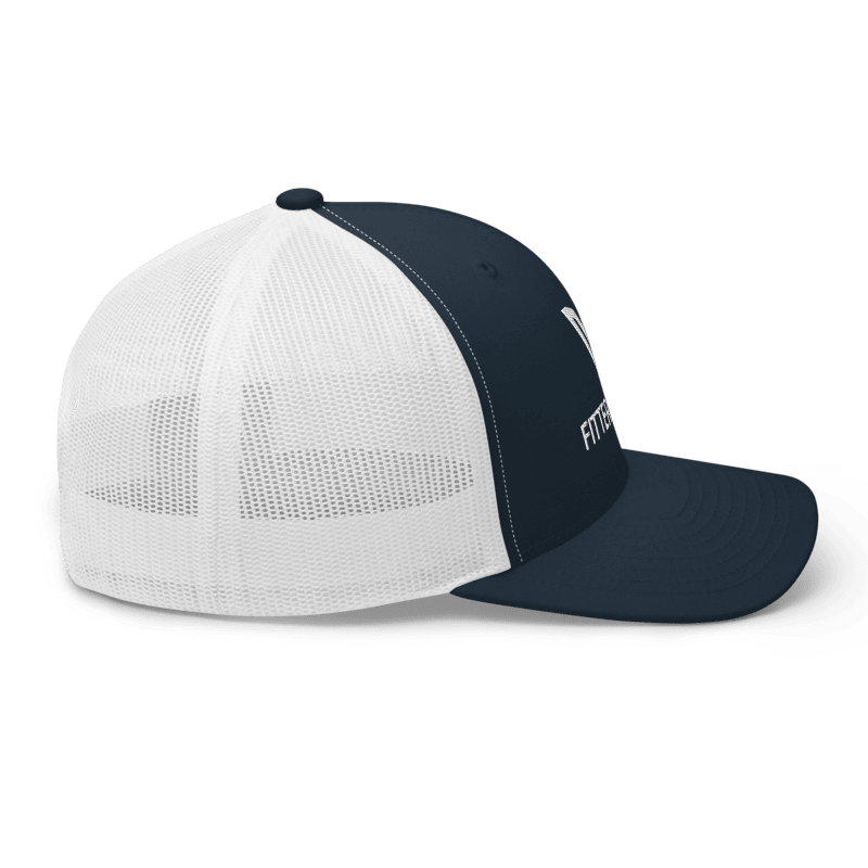 Fitters Vault | New England Work Wear | Trucker Hat | White and Navy